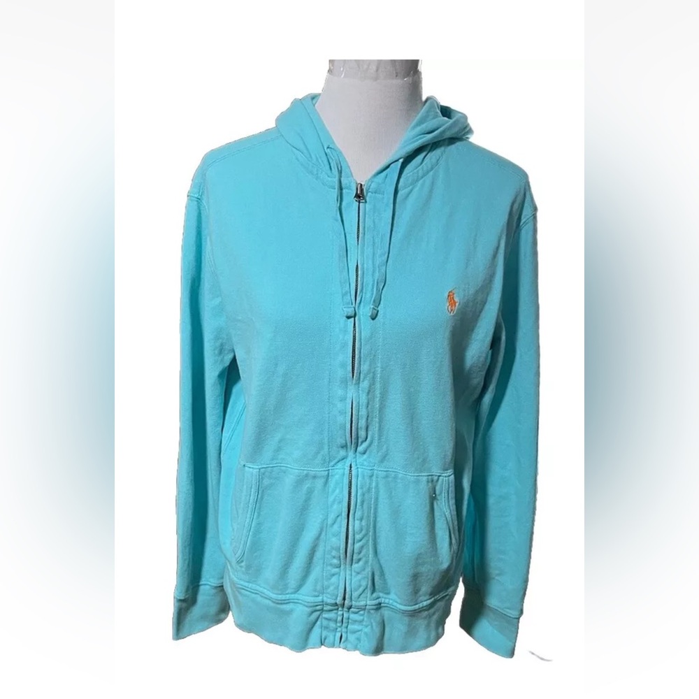 Polo By Ralph Lauren Lightweight Jacket, Light Blue, 100% Cotton, Women’s Size L
